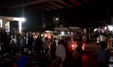 शराब ठेकेदार और ग्रामीणों के बीच में हुई मारपीट