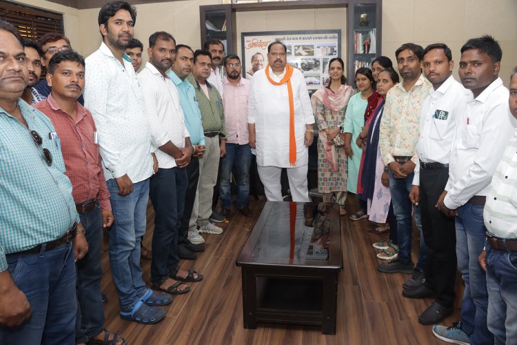 जिला पटवारी संघ ने विधायक चेतन्य काश्यप को धन्यवाद ज्ञापित किया