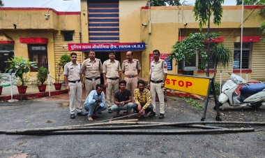 औद्योगिक थाना पुलिस की सफलता, रिपोर्ट दर्ज होने से पहले ही धर लिए चोर