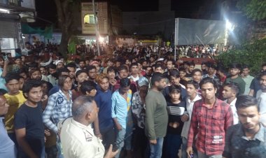 विवादित पोस्ट को लेकर रतलाम में हंगामा, 3 घंटे तक मुस्लिम समाज ने किया चौकी का घेराव