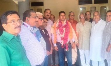 शर्मा को रुस्तमजी अवॉर्ड मिलने पर सर्व ब्राह्मण समाज ने किया सम्मान