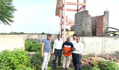 कार्यपालन यंत्री गोविंद भूरिया ने जल जीवन मिनश कार्य का निरीक्षण किया