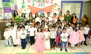 बेला मेंटे स्कूल में स्वतंत्रता सैनानियों की फेंसी ड्रेस प्रतियोगिता हुई