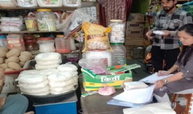 खाद्य एवम औषधि प्रशासन ने विभिन्न प्रतिष्ठानों से खाद्य सामग्री के नमूने संग्रहित