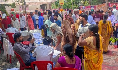 नामली में लगा आयुष्मान मेला, 730 मरीजों को स्वास्थ्य एवं चिकित्सा लाभ मिला