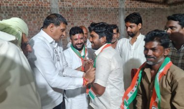 विधानसभा चुनाव से पहले भाजपाइयों ने थामा कांग्रेस का हाथ