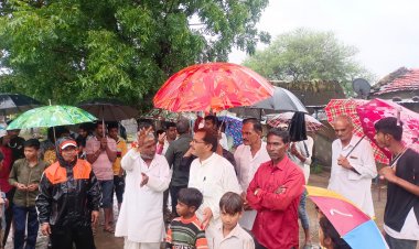 डूब क्षेत्र में पहुचे विधायक मकवाना, ग्रामीणों के लिए जरूरी इंतेजाम करवाये