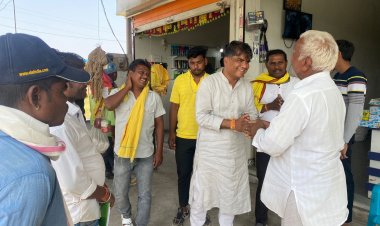 निर्दलीय प्रत्याशी डॉ. अभय ओहरी ने किया 24 गांवों में जनसंपर्क, चौपाल लगाकर की चर्चा