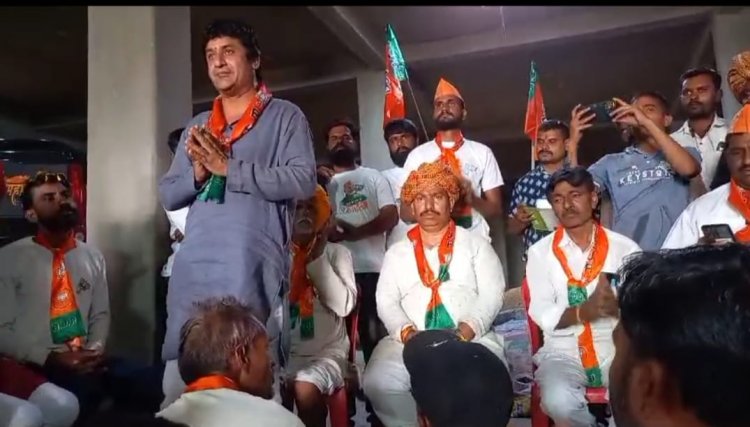 आलोट विधानसभा के भाजपा प्रत्याशी चिंतामणि मालवीय सघन जनसंपर्क कर मांग रहे आशीर्वाद