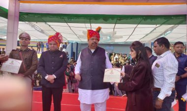 उत्कृष्ट कार्य करने पर आरडीए की अंजली शर्मा को सम्मानित किया