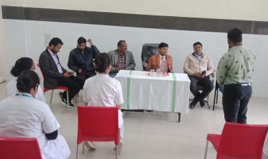 नवजात शिशु गहन चिकित्सा ईकाई में समीक्षा बैठक संपन्न नवजातों की मृत्यु में आई उल्लेखनीय कमी - सिविल सर्जन डॉ.एम.एस. सागर