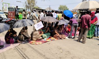 शराब दुकान के विरोध में धूप में तपती रही महिलाएं, जिम्मेदार अनदेखी करते रहे