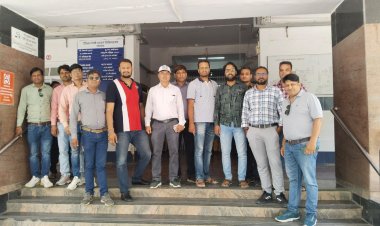 रेल कर्मचारियों की  समस्याओं को लेकर  मजदूर संघ का प्रतिनिधि मिला मुख्य चिकित्सा अधीक्षक