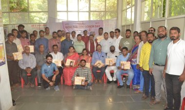 रक्तदान करने वाली संस्थाओं और रक्तवीरो को सम्मानित किया -रतलाम के अलावा खाचरौद, आलोट आदि की संस्थाओं से पहुंचे प्रतिनिधि