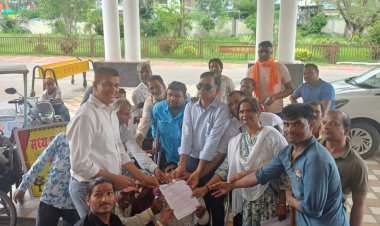 मध्य प्रदेश विकलांग मंच शाखा ने दिया ज्ञापन, अधिकारियो  को बताई अपनी समस्या