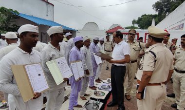 जेल महानिदेशक ने किया सर्किल जेल का निरीक्षण, नए जेल परिसर के लिए आवंटित जमीन का निरीक्षण किया