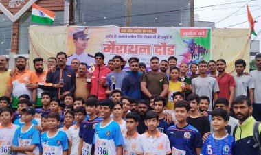 मैराथन में जोहार फिजिकल एकेडमी परिवार ने बाजी मारी