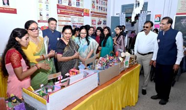 शासकीय कन्या स्नातकोत्तर महाविद्यालय रतलाम में नैक की टीम द्वारा निरीक्षण