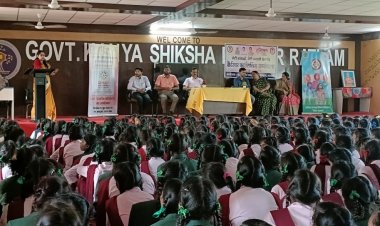 कैरियर काउंसलिंग में 6टी से 12वी तक की बालिकाओं को दिए शास टिप्स 