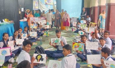 लघु उद्योग भारती की पहल ’स्वयंसिद्धा ’ तथा महिला एवं बाल विकास विभाग के संयुक्त समन्वय से महिला सुरक्षा तथा महिला सशक्तिकरण विषय पर चित्रकला प्रतियोगिता आयोजित