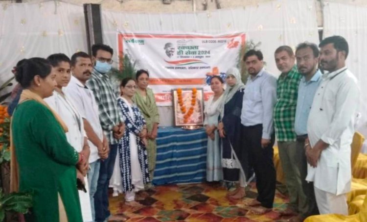 सफाई मित्रों की स्वास्थ जांच करवाई