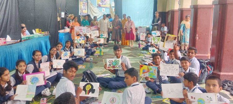 लघु उद्योग भारती की पहल ’स्वयंसिद्धा ’ तथा महिला एवं बाल विकास विभाग के संयुक्त समन्वय से महिला सुरक्षा तथा महिला सशक्तिकरण विषय पर चित्रकला प्रतियोगिता आयोजित