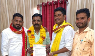 छगनलाल मीणा बने बाप पार्टी रतलाम शहर अध्यक्ष, स्वागत किया