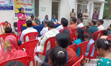 शक्ति संवाद...बेटी बचाओ बेटी पढ़ाओ अंतर्गत विभिन्न योजनाओं की दी जानकारी