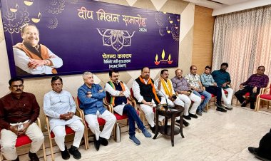 पूरे प्रदेश में नेशनल कॉन्क्लेव से औद्योगिकीकरण का वातावरण बना- एमएसएमई मंत्री चेतन्य काश्यप - ग्लोबल समिट में देंगे रतलाम निवेश क्षेत्र का प्रेज़ेंटेशन - पत्रकार दीप मिलन समारोह में हुआ सीधा संवाद