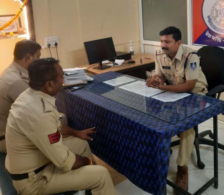 आनन्द बागवान बने धामनोद चौकी प्रभारी, पद ग्रहण किया