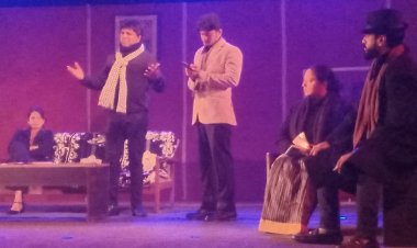 गेस्ट हाउस बना “चूहेदानी“, फंस गए 8 अजनबी अभिनव रंगमंडल द्वारा नाटक “चूहेदानी“ का प्रभावी मंचन