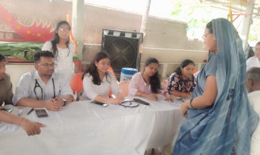 पं. डॉ. शिवशक्तिलाल शर्मा आयुर्वेदिक चिकित्सा एंव महाविद्यालय, आयुष  ग्राम बंजलीमें स्वास्थ्य शिविर का आयोजन