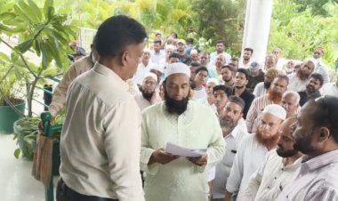 रहमानी वेलफेयर सोसायटी की कॉलोनी भूमि पर फिर से कब्जा करने की हुई कोशिश, बाउंड्रीवाल तोड़ने हुए सीसीटीवी में कैद हुए आरोपी, पिछली पुलिस को शिकायत करने के बाद भी नहीं हुई थी सख्त कार्रवाई,  संस्था ने राज्यपाल एवं मुख्यमंत्री के नाम  सौंपा ज्ञापन