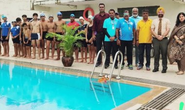 हिमालय स्कूल में आयोजित हुई तहसील स्तरीय तैराकी प्रतियोगिता, विभिन्न स्कूलों के विद्यार्थियो ने भी हिस्सा लिया, चयनित विद्यार्थी जिला स्तरीय स्पर्धा में जाएंगे