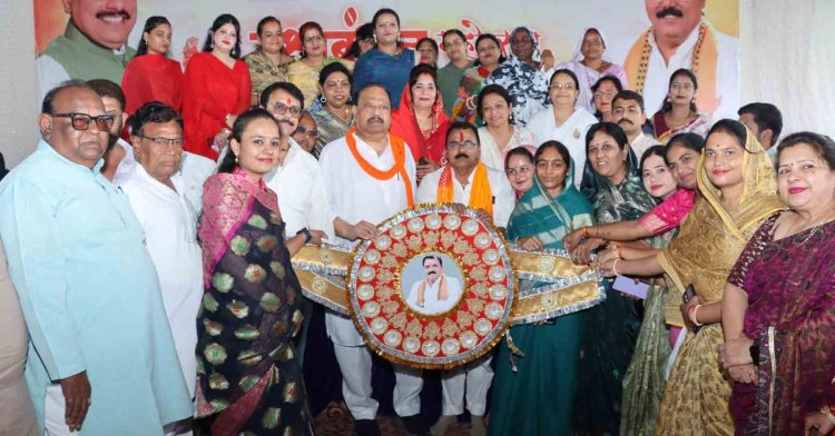 भाजपा का रक्षाबंधन महोत्सव, बहनों ने जिलाध्यक्ष को राखी बांधकर लिया रक्षा का वचन,भारतीय संस्कृति त्योहारों से समृद्ध : काश्यप