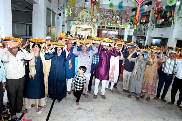 सिंधी समाज के चालीस दिवसीय चालीहा महोत्सव का समापन, झाली तालाब में विसर्जित की ज्योत