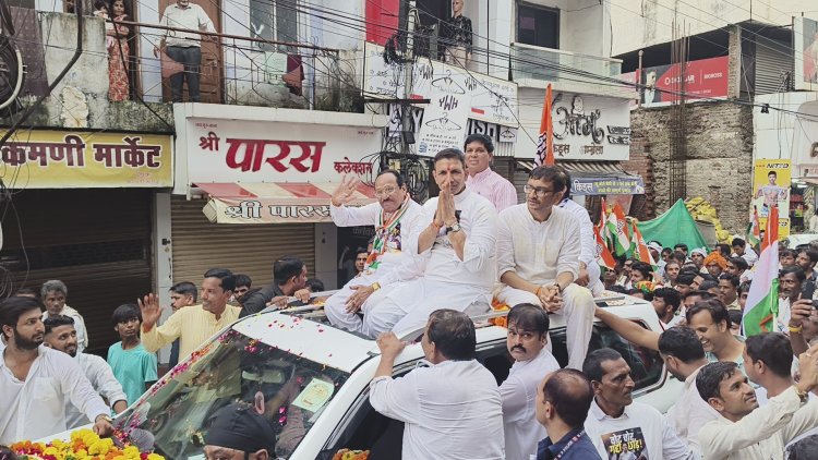 कांग्रेस की वोट चोर, गद्दी छोड़ यात्रा में उमड़ा कार्यकर्ताओं का हुजूम,  रेली में शामिल हुए हजारों कांग्रेसी, पटवारी ने मंच से किए भाजपा पर तीखे हमले