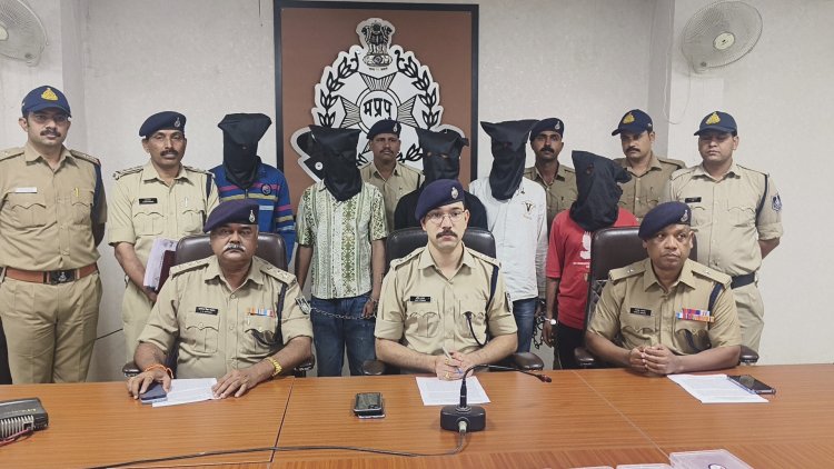 5 दिन पूर्व हुई युवक की हत्या का खुलासा, गाड़ी हटाने की बात पर बदमाशों ने घोंपा था चाकू, इंदौर के 5 युवक गिरफ्तार