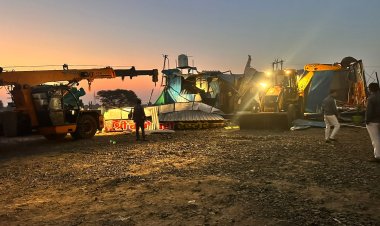 अवैध ढाबे वालों की दीवाली बिगाड़ी... -आज सुबह होने से पहले ही चल गया कई ढाबों पर बुलडोजर, नामली क्षेत्र में हुई धमाकेदार कार्रवाई