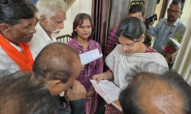 नवागत सीईओ का अध्यापक शिक्षक संघ ने स्वागत किया और सौंपा ज्ञापन