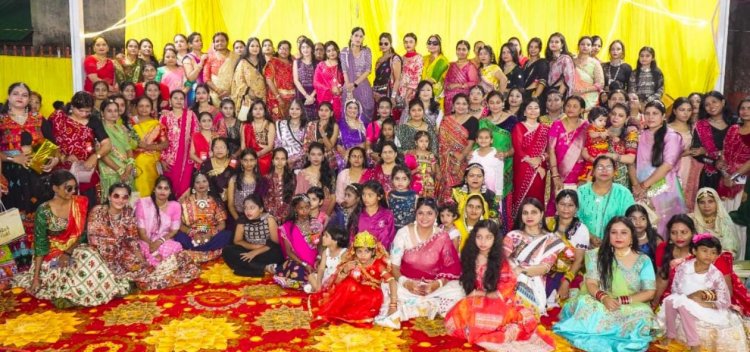 यूनियन की महिला समिति ने किया गरबे का आयोजन, पूर्णिमा उत्सव में रेल परिवार  ने खेला गरबा