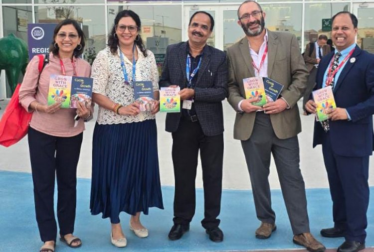 उप प्राचार्य गजेन्द्र सिंह की किताबों का अंतरराष्ट्रीय मंच पर हुआ विमोचन - टी फोर के संस्थापक पोटा और ग्रेमी अवार्ड विजेता फेमिस्टर ने किया विमोचन - बस्ती के सरकारी स्कूल के दुनिया में नम्बर वन बनने तो दूसरी में स्कूल लीडरशीप और मैनेजमेंट  टिप्स