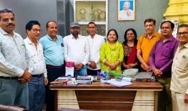 नवागत जिला शिक्षा अधिकारी का शिक्षक सांस्कृतिक मंच ने किया स्वागत सम्मान, बच्चों और शिक्षकों के लिए सार्थक हैं मंच की गतिविधियां