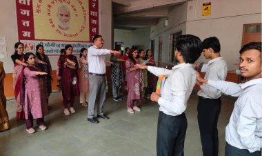 स्लोगन, पोस्टर और चित्रकला के माध्यम से विद्यार्थियों को बताए नशे के नुकसान -योगीन्द्र सागर इंस्टीटयूट में नशा मुक्ति जागरुकता कार्यक्रम आयोजित, विद्यर्थियों को खेल और सकारात्मक गतिविधियों से जुडऩे के लिए प्रेरित किया