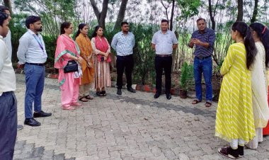 सृजन महाविद्यालय में ‘एक वृक्ष गुरु के नाम’ अभियान