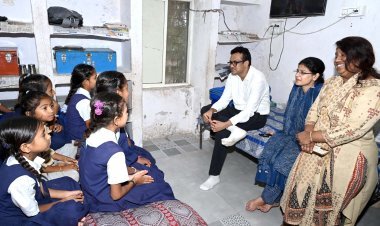 कलेक्टर ने बिरमावल के कन्या आश्रम ओर सांदीपनी विद्यालय का निरीक्षण किया